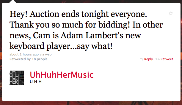 Friday Adam Lambert Snags UHH's Camila Grey for Magical Gay Mystery Tour Friday Adam Lambert Snags UHH's Camila Grey for Magical Gay Mystery Tour