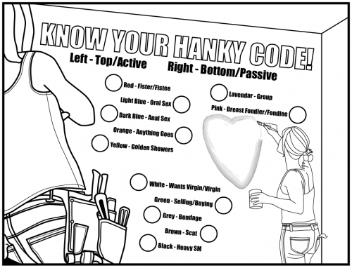 Lesbian Hanky Code 51