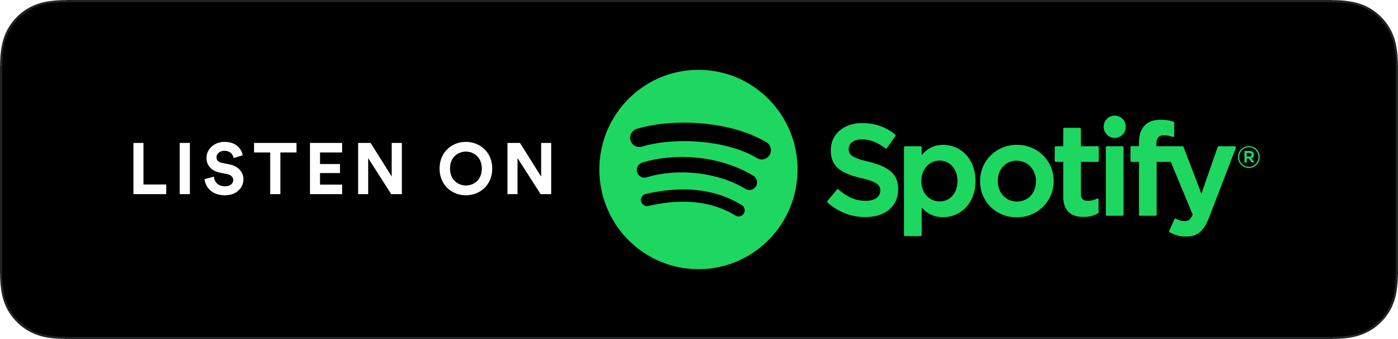 A black button says Listen on Spotify in white and green text