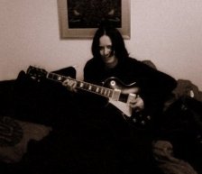 Crystal with her Les Paul Guitar