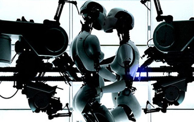 Lesbian-Robots-flower-cross-love-human-and-robot