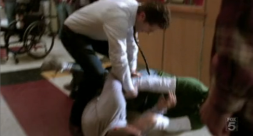 glee fight