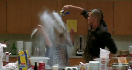 glee food fight