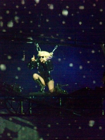 Monster Ball Gaga Performing Paparazzi