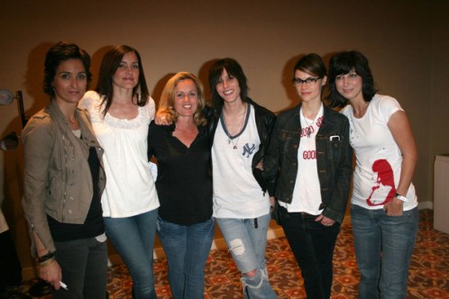 Mariah with L-Word Cast