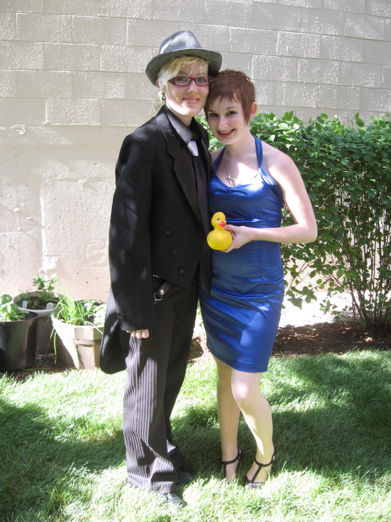 Shemale tranny cock Gay prom 2005