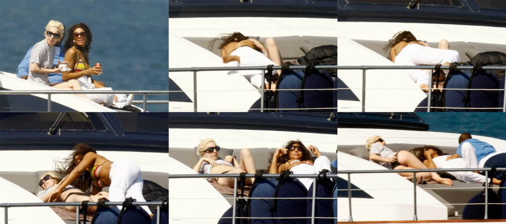 Lady Gaga Kisses a Girl on a Boat, Photographs Exist, Bisexuality Exists |  Autostraddle