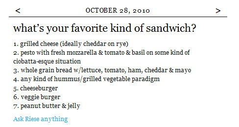 riese sandwich