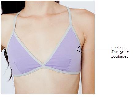 american apparel bras