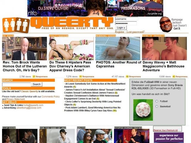 Free gay web sites list