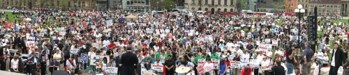 The 2008 March for Life protest.