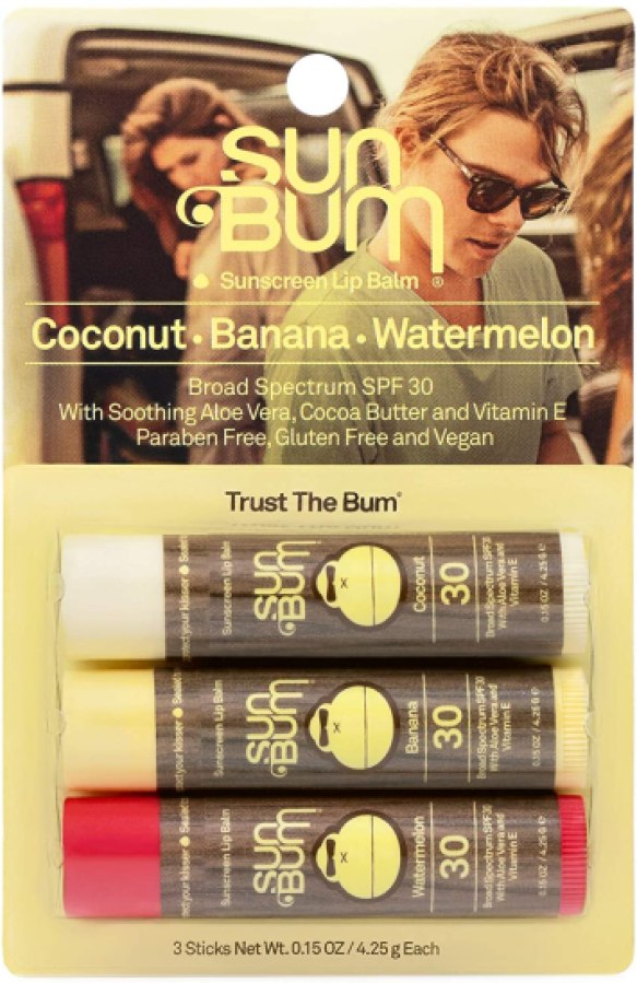 Sun Bum Lip Balm 3-pack