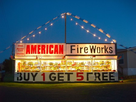 fireworks stand