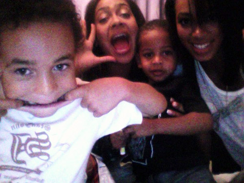 Daniel, LaLa, Kiyan, Solange Knowles