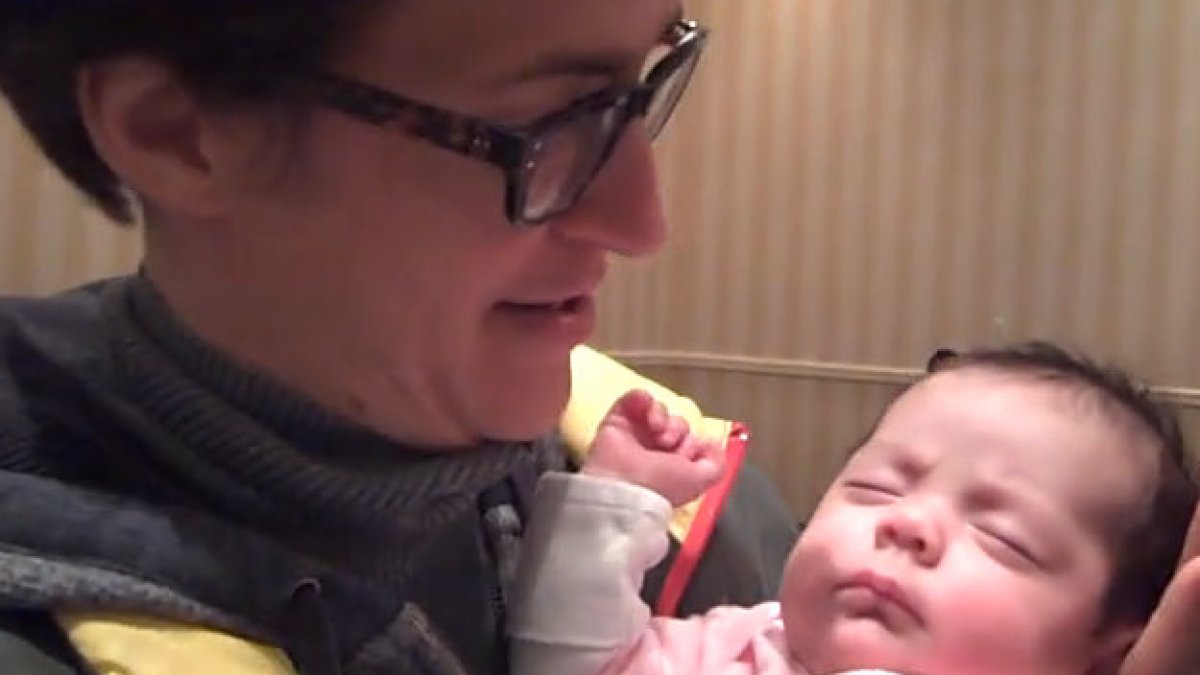 This Video of Rachel Maddow Holding a Baby | Autostraddle