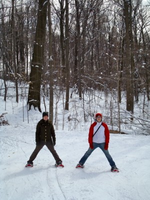 Chapin Forest Snowshoeing Cleveland Ohio