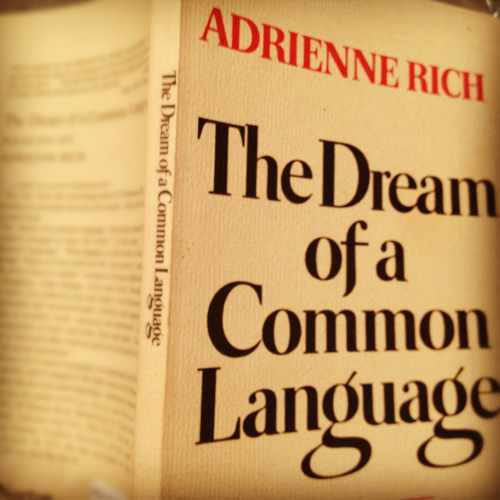 the dream of a common language the dream of a common language