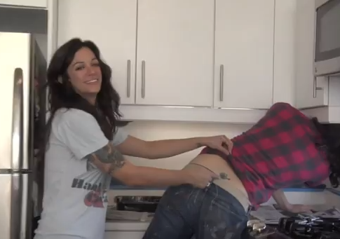 tramp stamp shelly and her tramp stamp