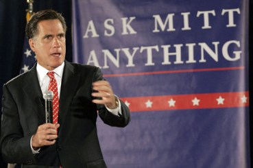 Mitt Romney Holds Town Hall Meeting