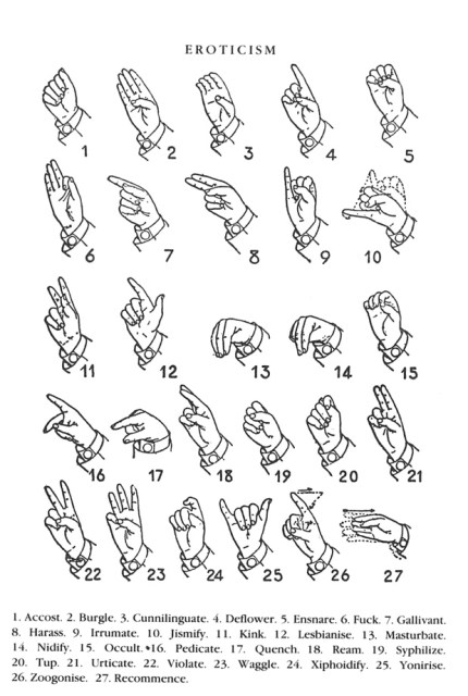 erotic hand signals