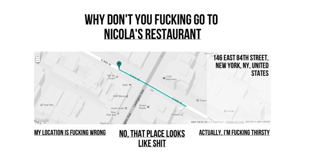 fucking nicolas restaurant