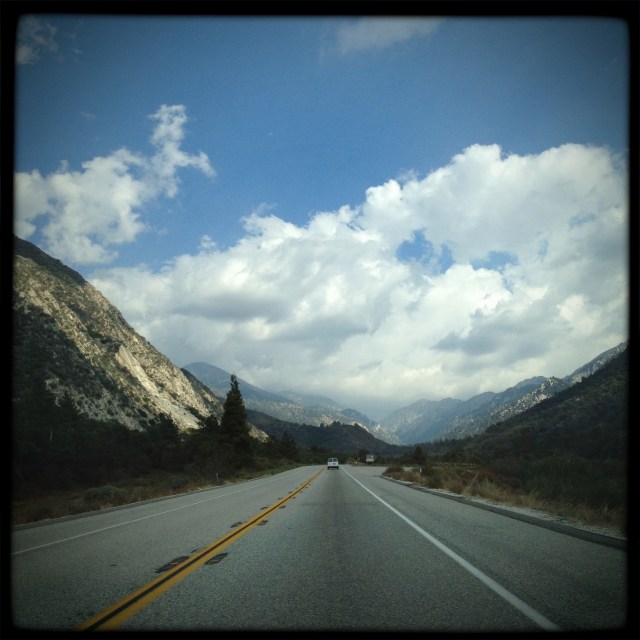 Road to the mountain