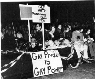 THE GAY LIBERATION FRONT'S 1970 YEARBOOK PICTURE {VIA UNIVERSITY OF IOWA ARCHIVES}