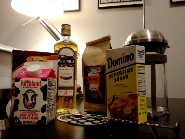 irish coffee ingredients