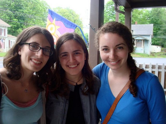 Amy, Maddie and their friend Molly