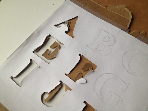 how to own it love letter to letter print autostraddle diy letter stencil