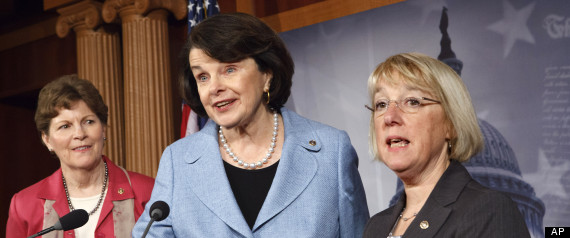 Jeanne Shaheen, Dianne Feinstein, Patty Murray