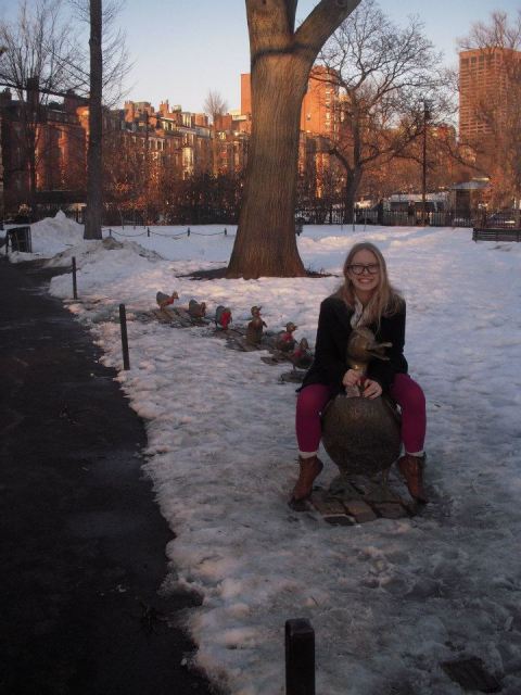 Kate on ducks