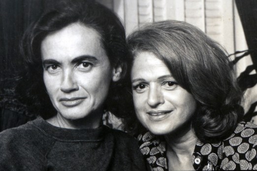 edie windsor, plaintiff in the DOMA lawsuit United States v. Windsor, pictured with her wife thea spyer