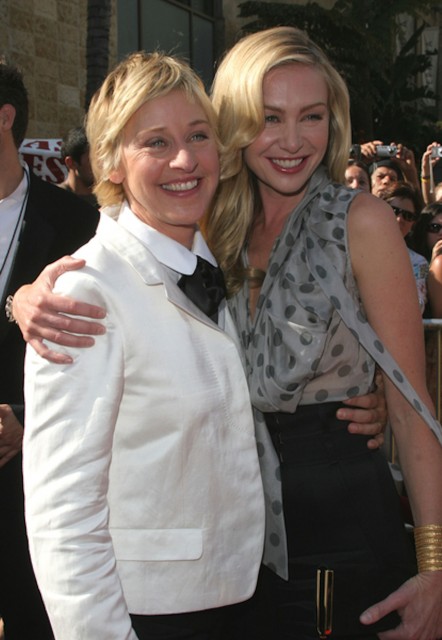Ellen Degeneres is 55, Portia De Rossi is 40, and they're totes in love