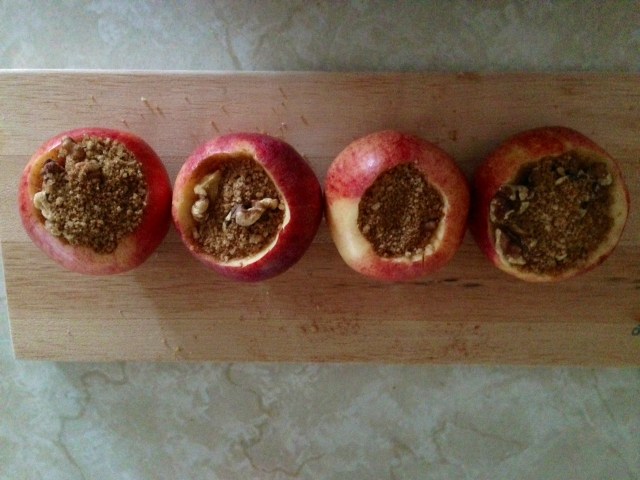 Apples stuffed with goodness!