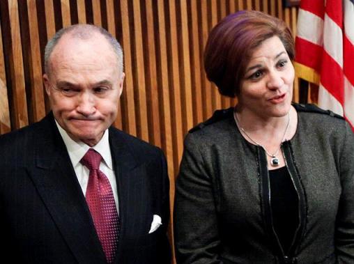 RAY KELLY AND CHRISTINE QUINN {VIA NY DAILY NEWS}