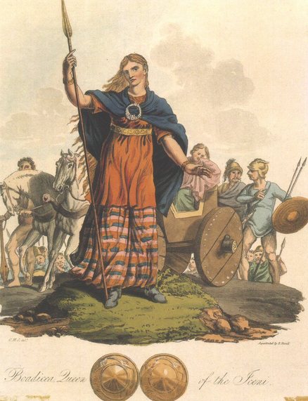 BOUDICCA LEADING HER TROOPS