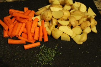 get baked cut veggies