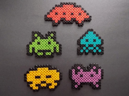 Fly Sprite Pokemon Red Green And Blue Perler Bead Pattern