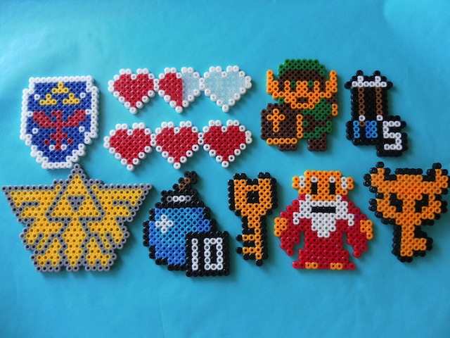 Lucky block minecraft/Mario  Perler beads, Hama beads, Minecraft