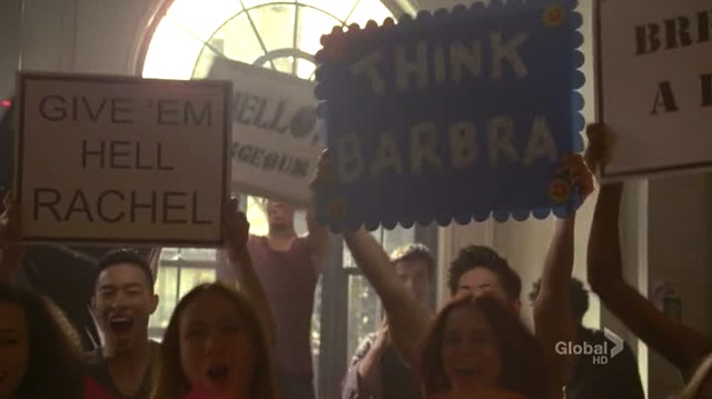 we were actually told we'd be hitting up the today show in times square but whatevs the signs still work