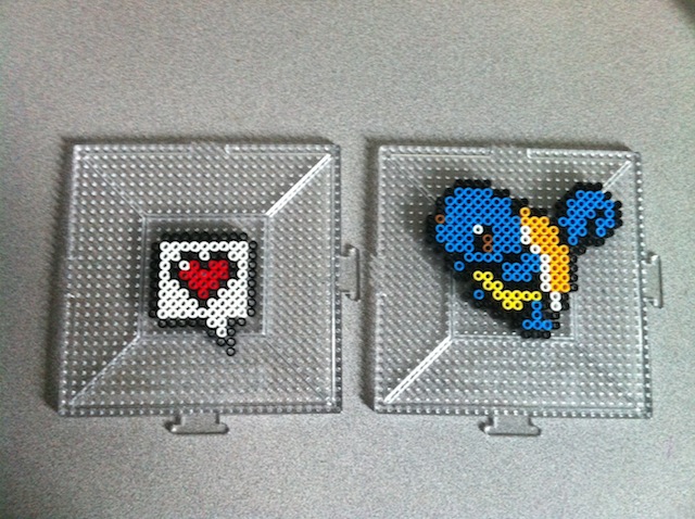 Pikachu Inspired Pokeball Perler Bead Pattern, Bead Sprites