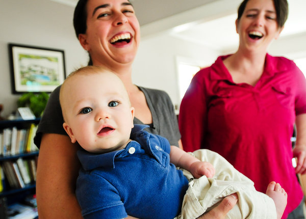 NESS AND GINGER MADEIROS, A BINATIONAL COUPLE FROM MINNEAPOLIS, TOOK THEIR EIGHT-MONTH-OLD "TINY LOBBYIST" TO WASHINGTON  TO FIGHT FOR GAY IMMIGRATION {VIA NEW YORK TIMES}