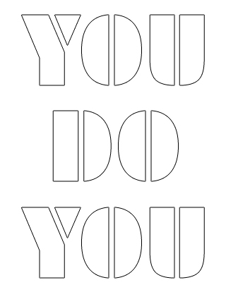 you-do-you stencil