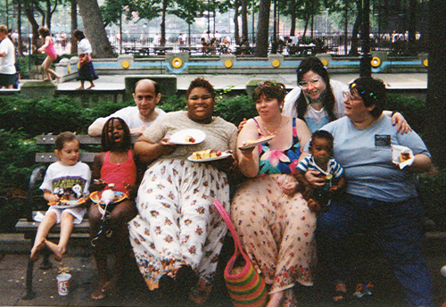 brenda howard, in the back on the right (glasses)