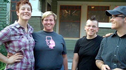 THE GENDER BOOK TEAM: ROBIN MACK, JAY MAYS, MEL REIFF HILL, AND BOSTON BOSTIAN