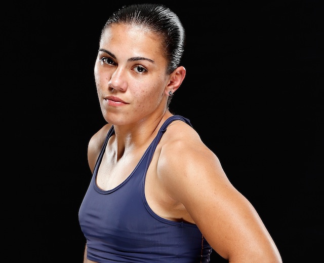 Aaaaand this is Jessica Andrade. I wanted to show you the abs. I really did. via UFC