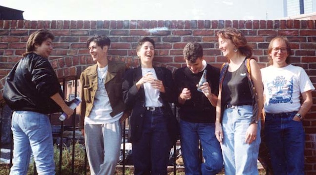 Jennifer Camper, Diane DiMassa, Alison Bechdel, Robert Kirby, Joan Hilty and Howard Cruse via Lambda Literary