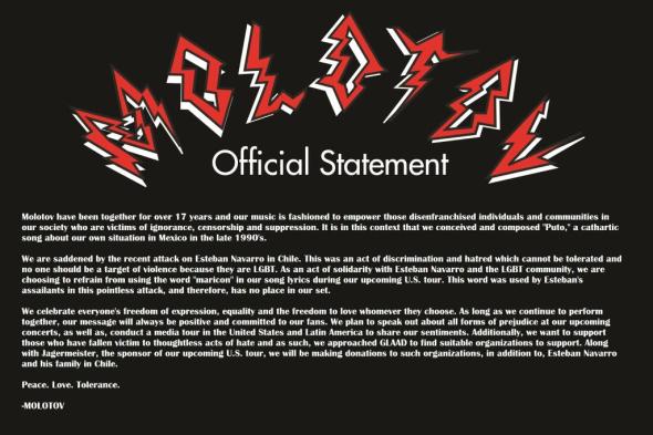 copy of the official statement