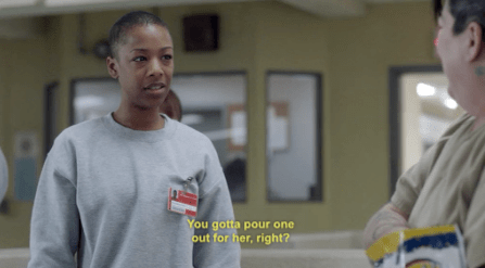 poussey why is your face perfect tho